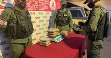 GNB Zulia detiene en la frontera norte a indocumentado con 15 panelas de droga