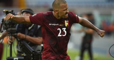 Salomón Rondón autor del gol de la victoria de la selección Venezuela contra Malta