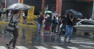 Pronostican lluvias en Zulia y otras seis regiones del país este 21-Jun