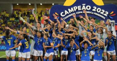 Brasil vence 1-0 a Colombia y se titula en la Copa América femenina de fútbol