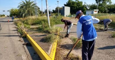 Sedemaul realizó operativo de aseo vial en el sector Tamare