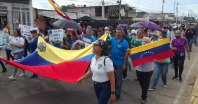 Docentes del municipio Valmore Rodríguez protestaron contra Instructivo ONAPRE