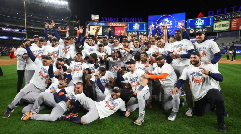Astros de Houston barrió a Yankees y van contra Filis a la Serie Mundial
