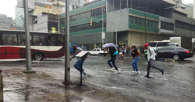 Lluvias van a disminuir durante el fin de semana, según Inameh