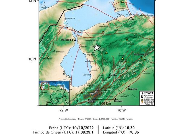 Temblor de magnitud 3,7 se sintió en varios municipios del Zulia
