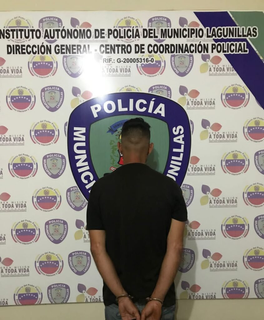 Preso sujeto en Lagunillas por golpear a una mujer