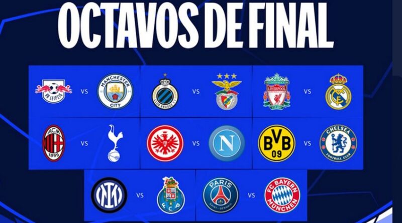 Liverpool-Madrid y PSG-Bayern chocarán en 8vos de Champions