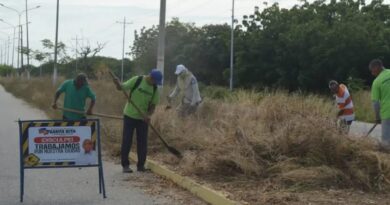 Alcaldía de Santa Rita inicia 2023 con jornada de limpieza en vías principales