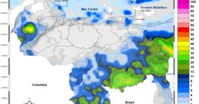 Inameh: Se esperan lluvias en algunas zonas del país para este 12-E