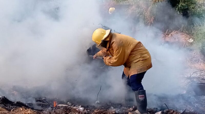 Bomberos del municipio Miranda exhortan a la ciudadanía evitar la quema indiscriminada