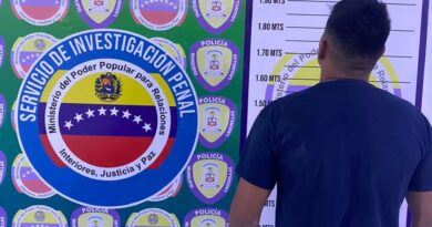 Detenido sujeto por el delito de resistencia a la autoridad