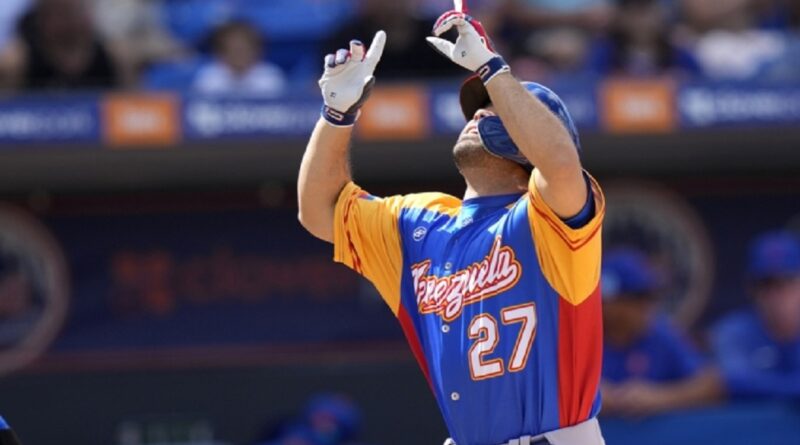 Venezuela derrotó 6-4 a los Mets previo a su debut en el Clásico Mundial