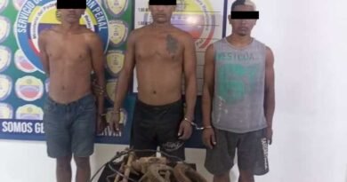 Detenidos tres hombres por hurto de material estratégico en Lagunillas