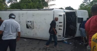 Un muerto y 21 heridos dejó vuelco de un bus en Maturín