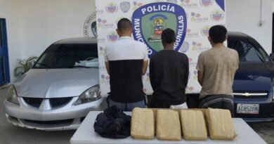 PoliLagunillas detuvo a 3 personas por tráfico de droga 