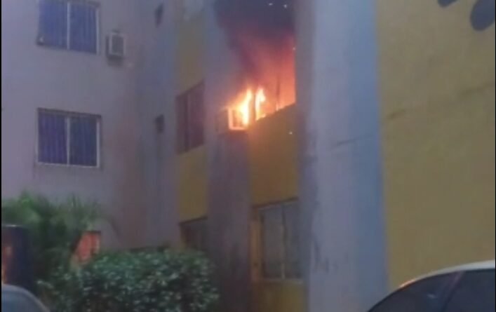 Se incendió un apartamento en el urbanismo Fabricio Ojeda