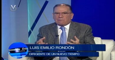 Luis E. Rondón: Rosales debe encabezar la gesta para recuperar el país