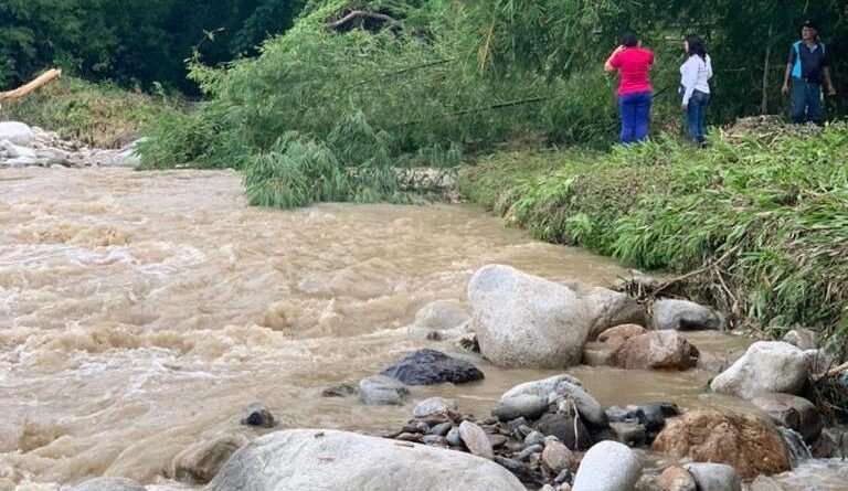 Crecida del río Torondoy pone en alerta a pobladores de Nueva Bolivia