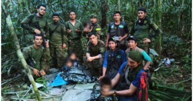 Hallan con vida a los 4 niños perdidos en selva colombiana