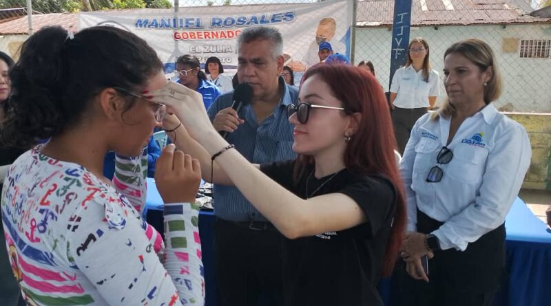 "Con Buenos Ojos" benefició a 250 personas del sector Barrio Nuevo en Lagunillas