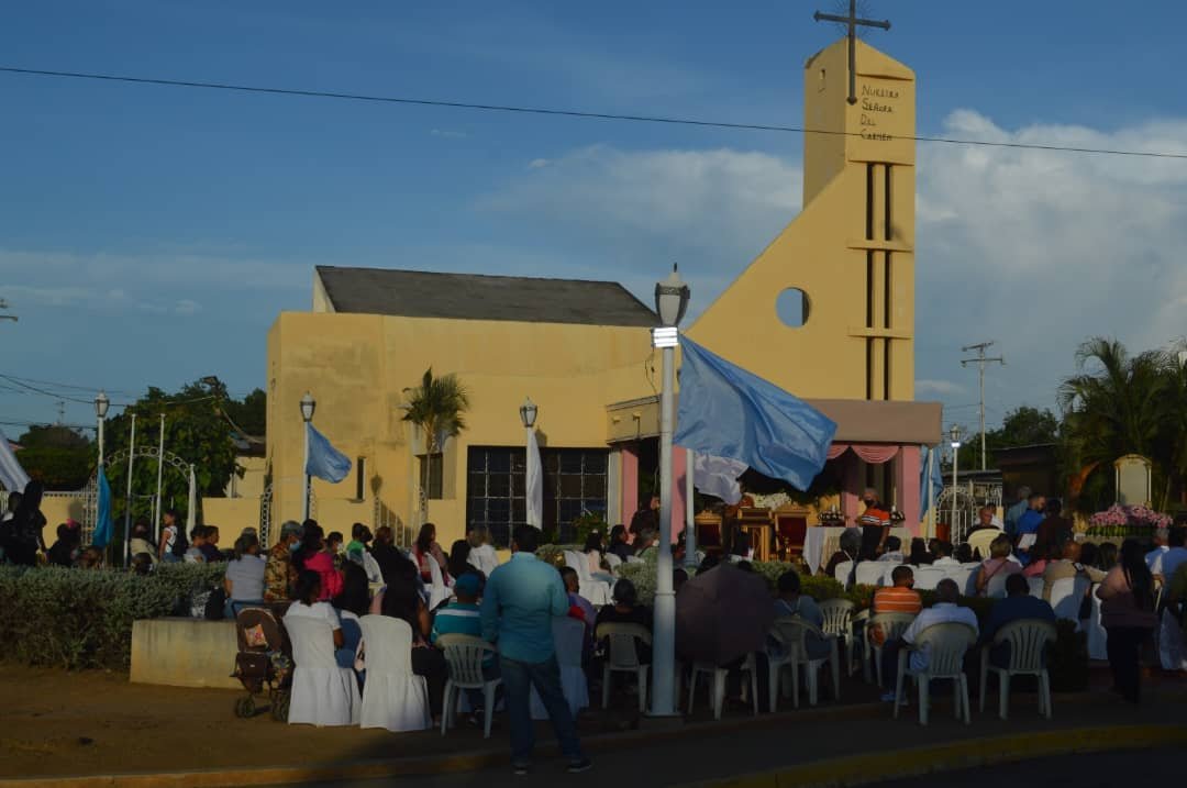 Inician fiestas patronales en honor a la Virgen Nuestra Señora del Carmen
