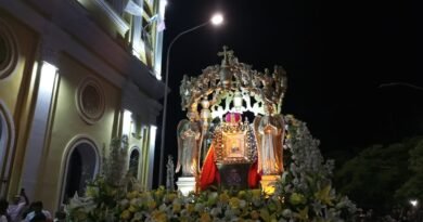 La Virgen del Rosario bajó de los altares para reencontrarse con sus feligreses