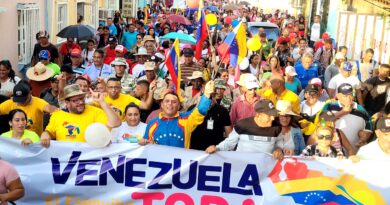 Con una gran marcha inició campaña "Venezuela Toda" en defensa del Esequibo en el municipio Miranda