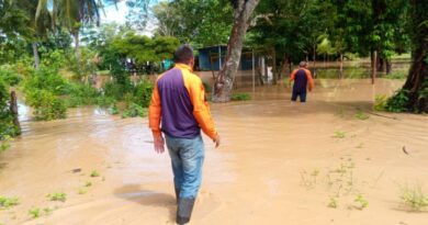 Se desbordaron ríos San Juan y El 40 y dejaron 51 casas inundadas en Baralt