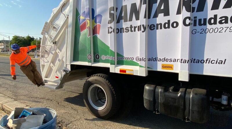 Alcaldía de Santa Rita retoma ruta de recolección de desechos en las 4 parroquias