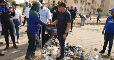 Alcalde José Mosquera ejecutó operativo de limpieza integral en el urbanismo Fabricio Ojeda