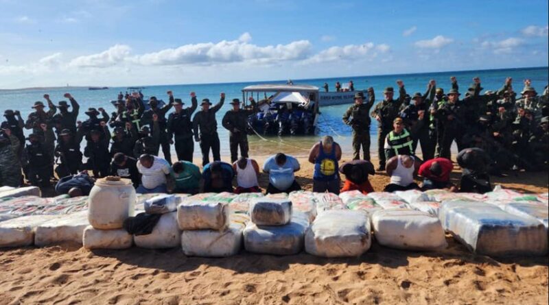 En 2023 se incautó en Venezuela más de 52 toneladas de droga