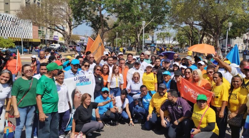 Gran Alianza Nacional Lagunillas realizó acto en apoyo a la candidatura presidencial de María Corina Machado