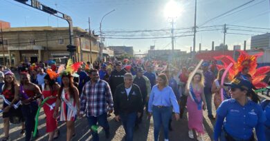 Celebran con gran colorido el desfile de Carnaval 2024 en Lagunillas