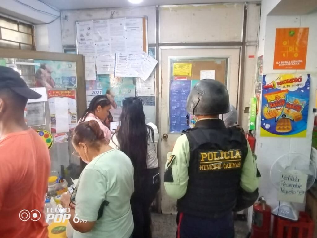 En Cabimas. Cuerpos de Seguridad y Resguardos inspeccionan locales en la carretera "H"