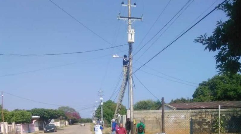 Alcaldía de Santa Rita efectúo labores de recuperación e instalación de lámparas en varios sectores