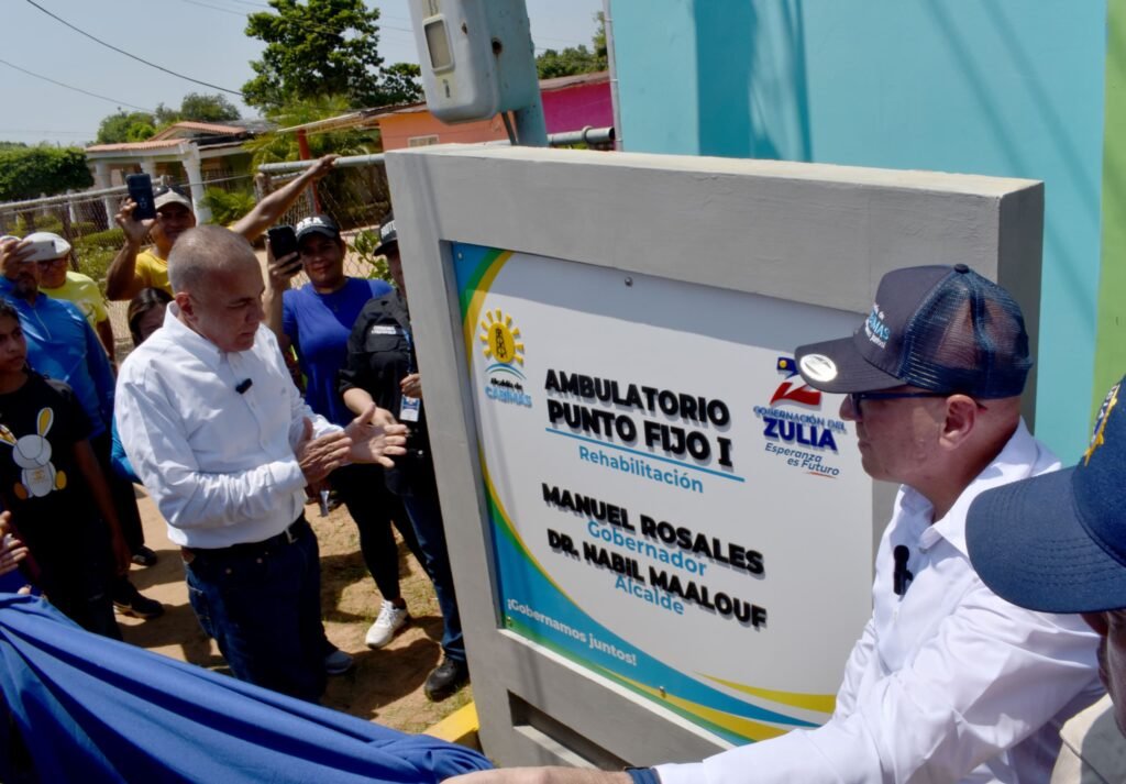 Rosales inauguró Centro de Atención Familiar, Ambulatorio e inició trabajos de vialidad en Cabimas