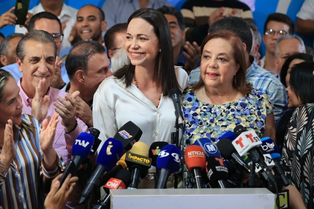 María Corina Machado nombró a Corina Yoris como su sustituta para las elecciones del 28 de julio