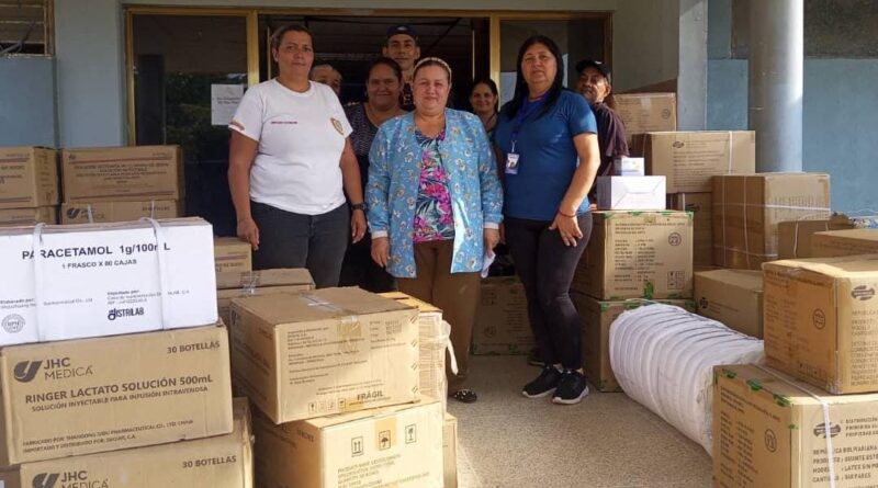 Hospital Hugo Parra León recibe importante dotación de insumos y medicamentos