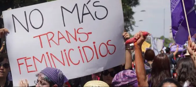 Un total de 137 transfemicidios se han registrado en el país desde el año 2008