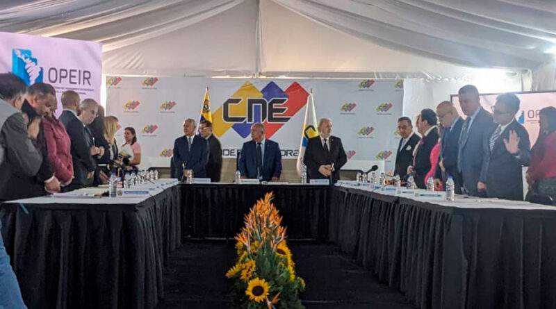CNE suscribe acuerdos con veedores internacionales para elecciones del 28 de julio