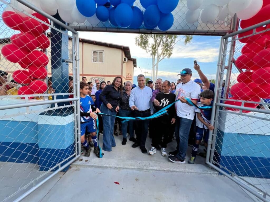 Gobernación inaugura espacios deportivos y culturales en el municipio Santa Rita