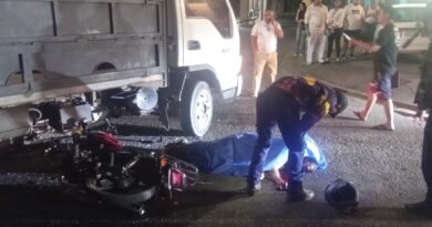 Falleció al chocar su moto contra un camión en Ciuda Ojeda