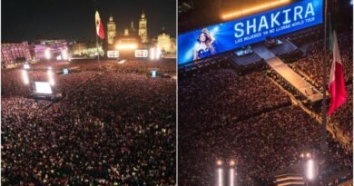 VIRAL: Shakira supera 400.000 asistentes en Zócalo y cierra su gira por México con nuevo récord