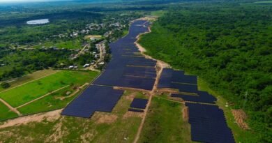 Gobernador Luis Caldera inspecciona avances del Parque Solar Fotovoltaico en Machango