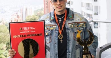 Angelo Perrone gana “Artista Revelación del Año” en los Premios Fénix 2026 en Medellín