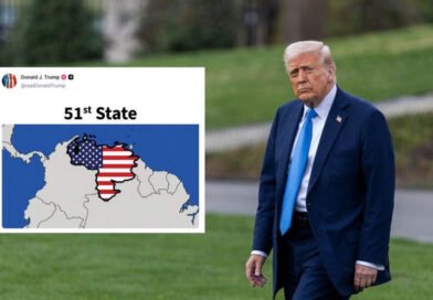 «Estado 51»: Trump publicó imagen del mapa de Venezuela pintado con la bandera de Estados Unidos