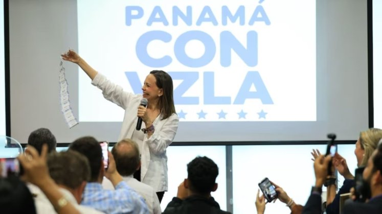 María Corina Machado aseguró en Panamá que será candidata presidencial