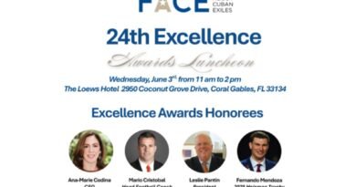 FACE RECONOCE LA EXCELENCIA CUBANOAMERICANA EN SU 24º ALMUERZO ANUAL DE PREMIOS