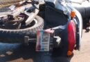 Dos muertos deja aparatoso accidente entre moto y autobús vía La Cañada