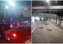 Dos fallecidos en autopista de Caracas: una gandola cayó desde el distribuidor Ciempiés